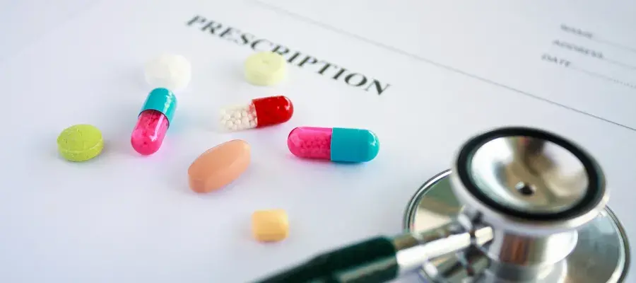 drugs with stethoscope